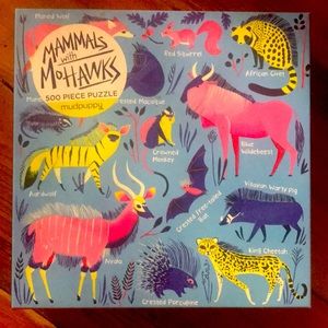 500 piece Mammals with Mohawks 500 piece puzzle